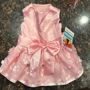 Cute dog dress apparel pets size M